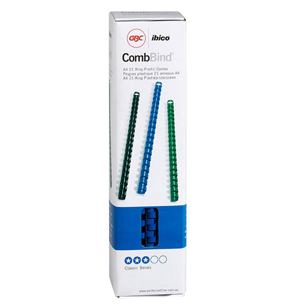 Combs de liaison bleu GBC (pack de 100)