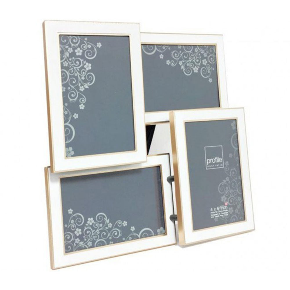 Vit/Rose Gold Eternal Photo Frame Multi (4x6in)