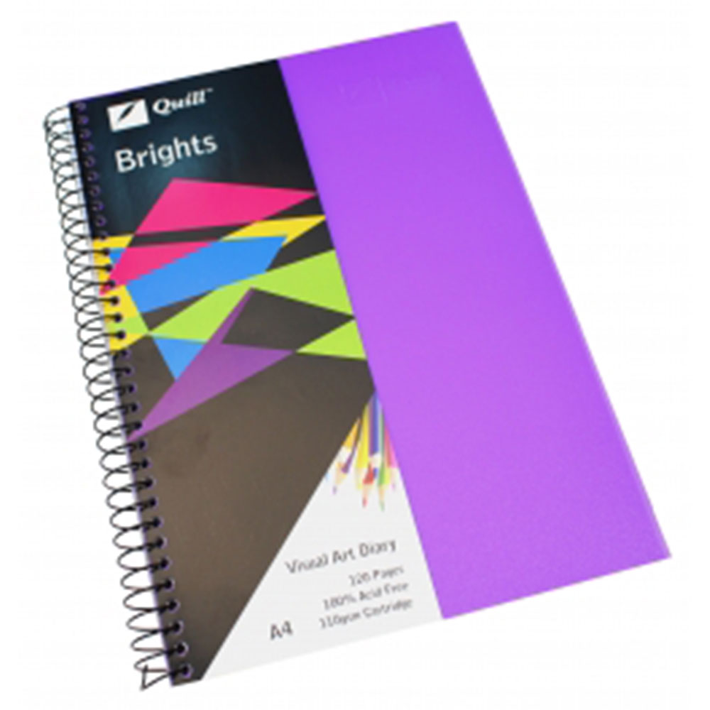 Quill Brights A4 Diário de Arte Visual de 60 folhas