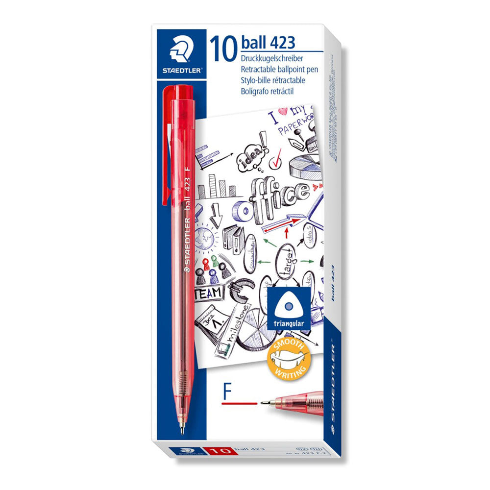 Staedtler 423 Fine Ballpoint Pen (boîte de 10)