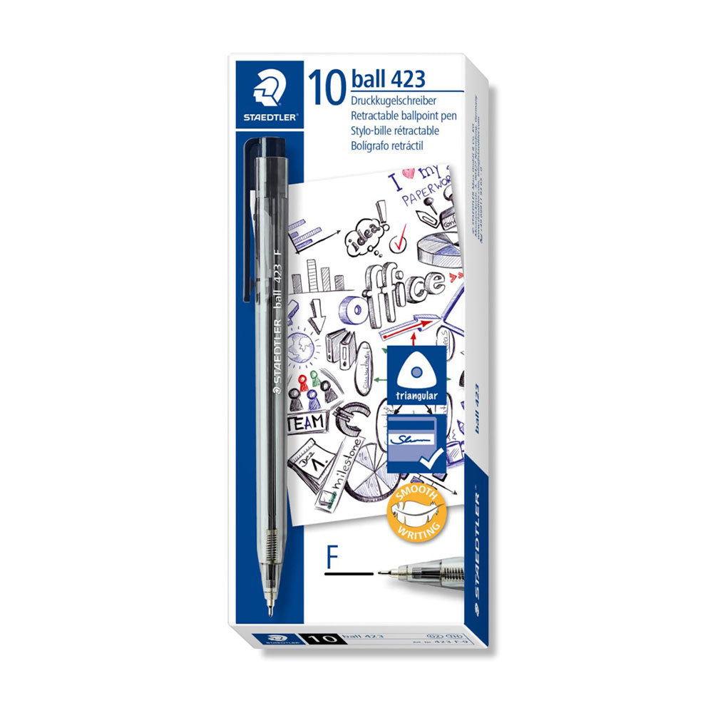  Staedtler 423 Feiner Kugelschreiber (Box mit 10 Stück)