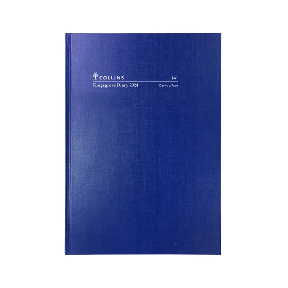 Collins Debden Kingsgrove A4 2024 Diary (blauw)