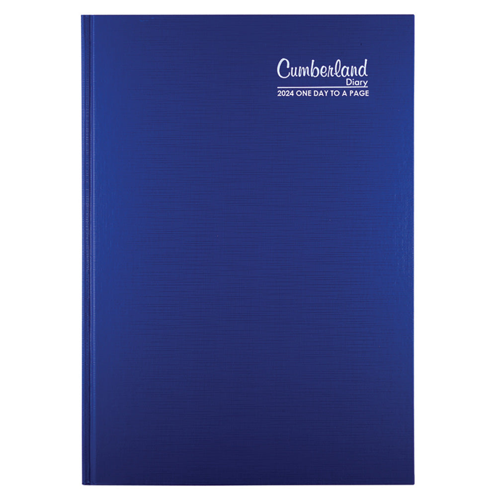 Journal Cumberland Premium Casebound A4 2024 (bleu)