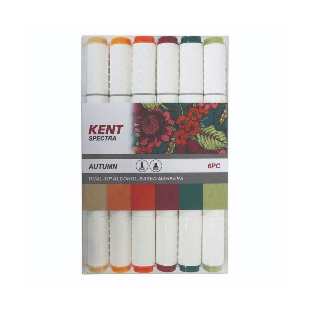 Conjunto de marcadores de design gráfico de espectros Kent 6pcs