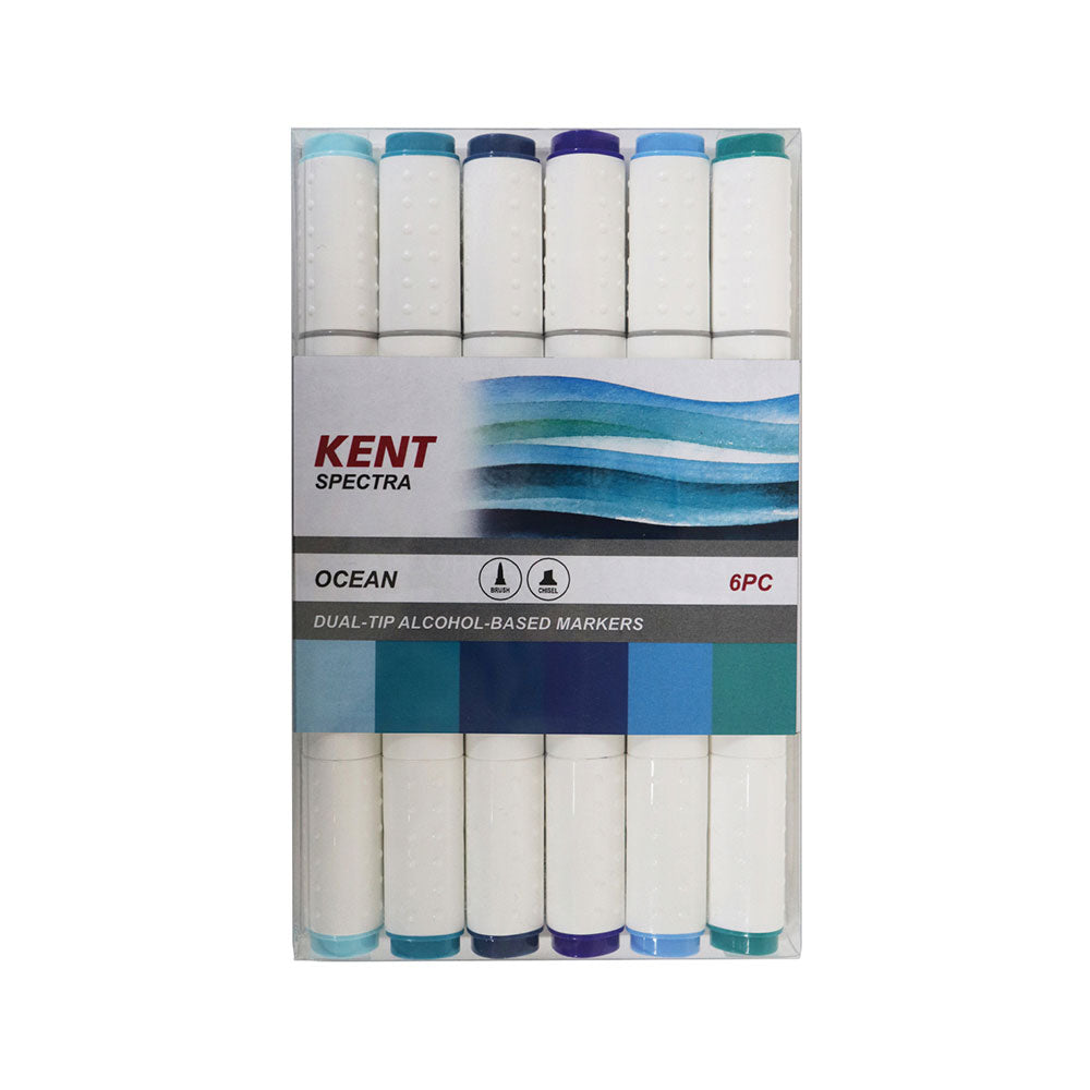 Kent Spectra Graphic Design Marker Set 6PCS