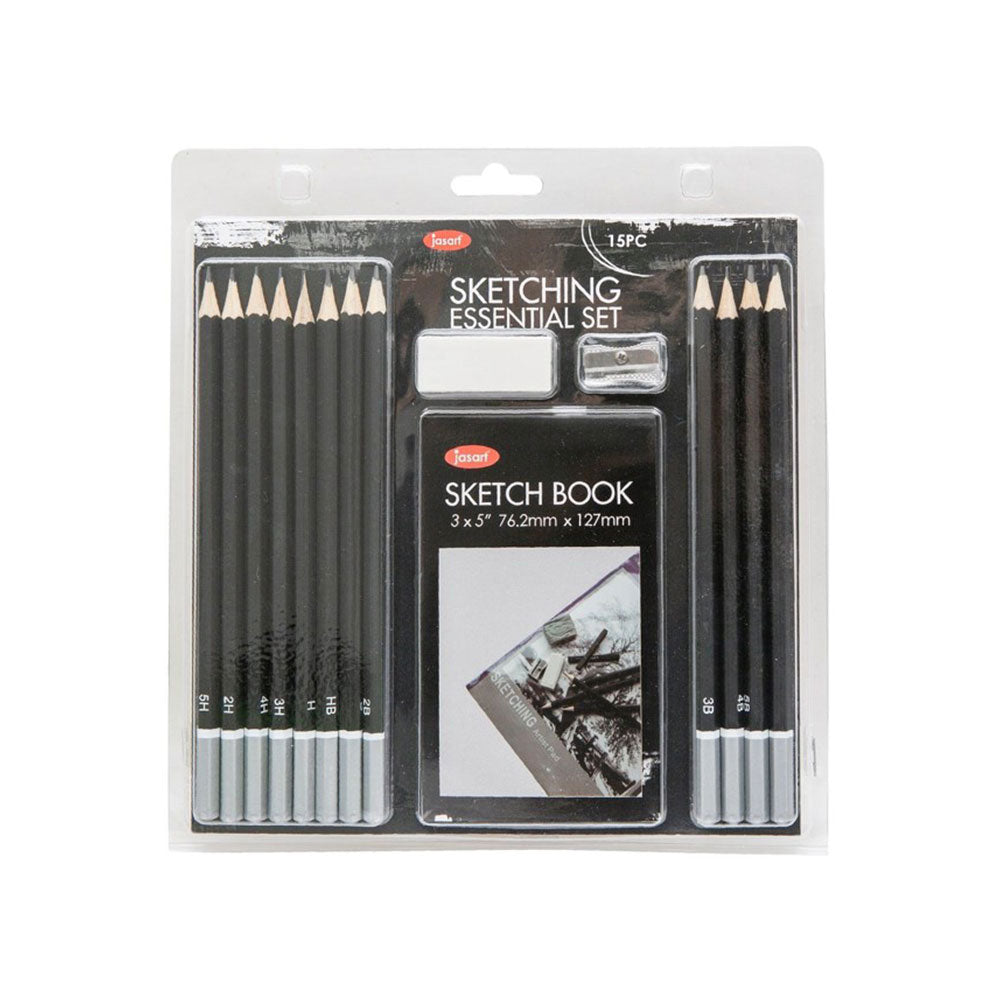 Jasart Essential Sketching Set (Pack of 15)