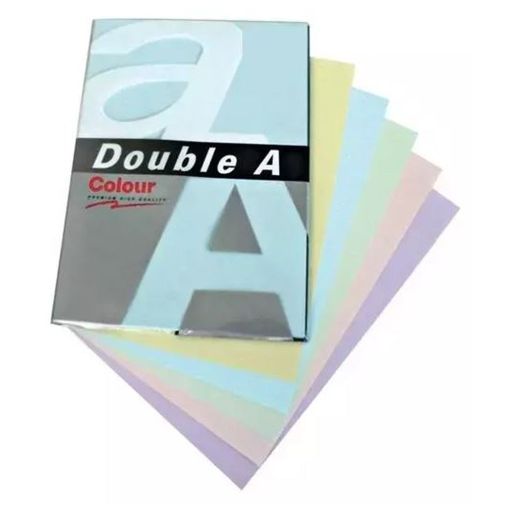 Double A A4 80gsm Pastel Colour Copy Paper 500pcs