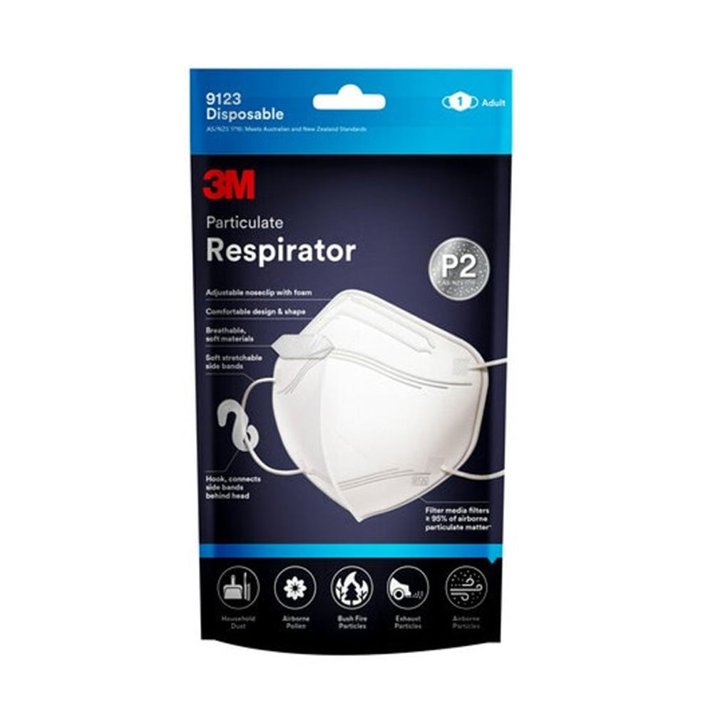 Máscara respiratoria desechable de partículas de 3M P2