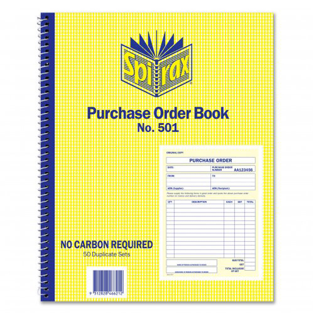 Spirax Carbonless Order Book 25x20cm (Pack of 5)