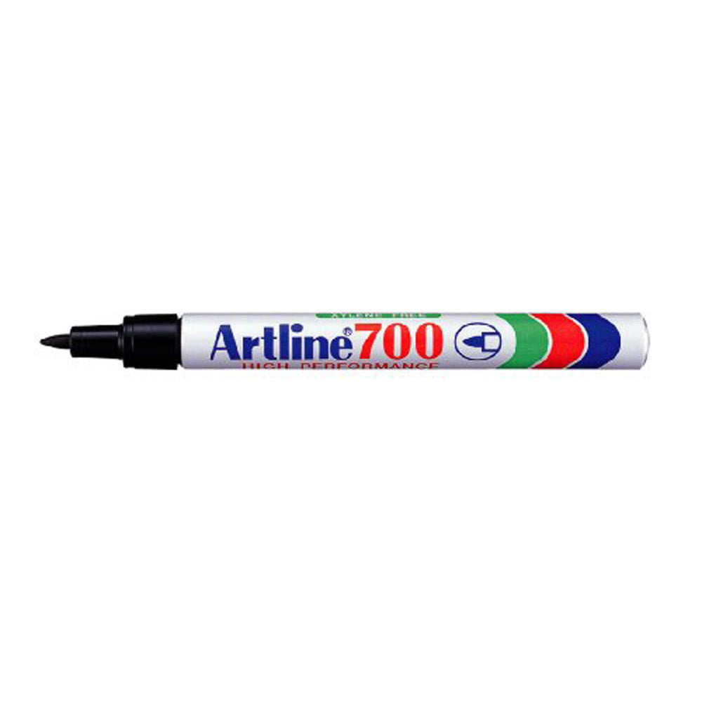 Artline 700 0.7mm Bullet Nib Permanent Marker (Black)