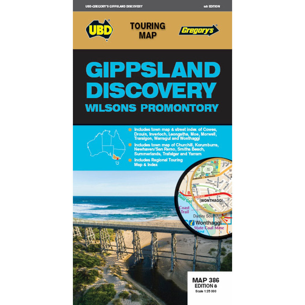 Gippsland Discovery Map 8th Edition