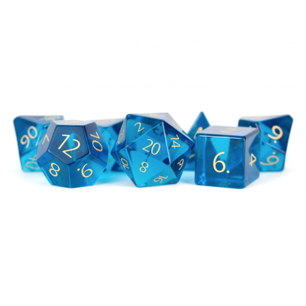 MDG Engraved Zircon Glass Birthstone Dice