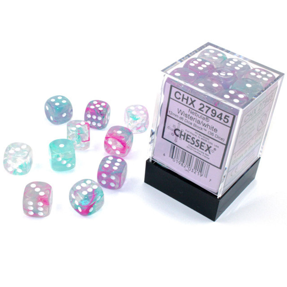 Mgławica Chessex 12mm D6 Luminary Block