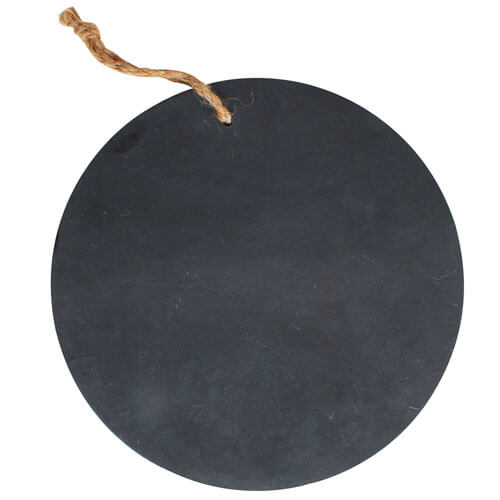 Lovina Round Slate Display Board (25x1cm)