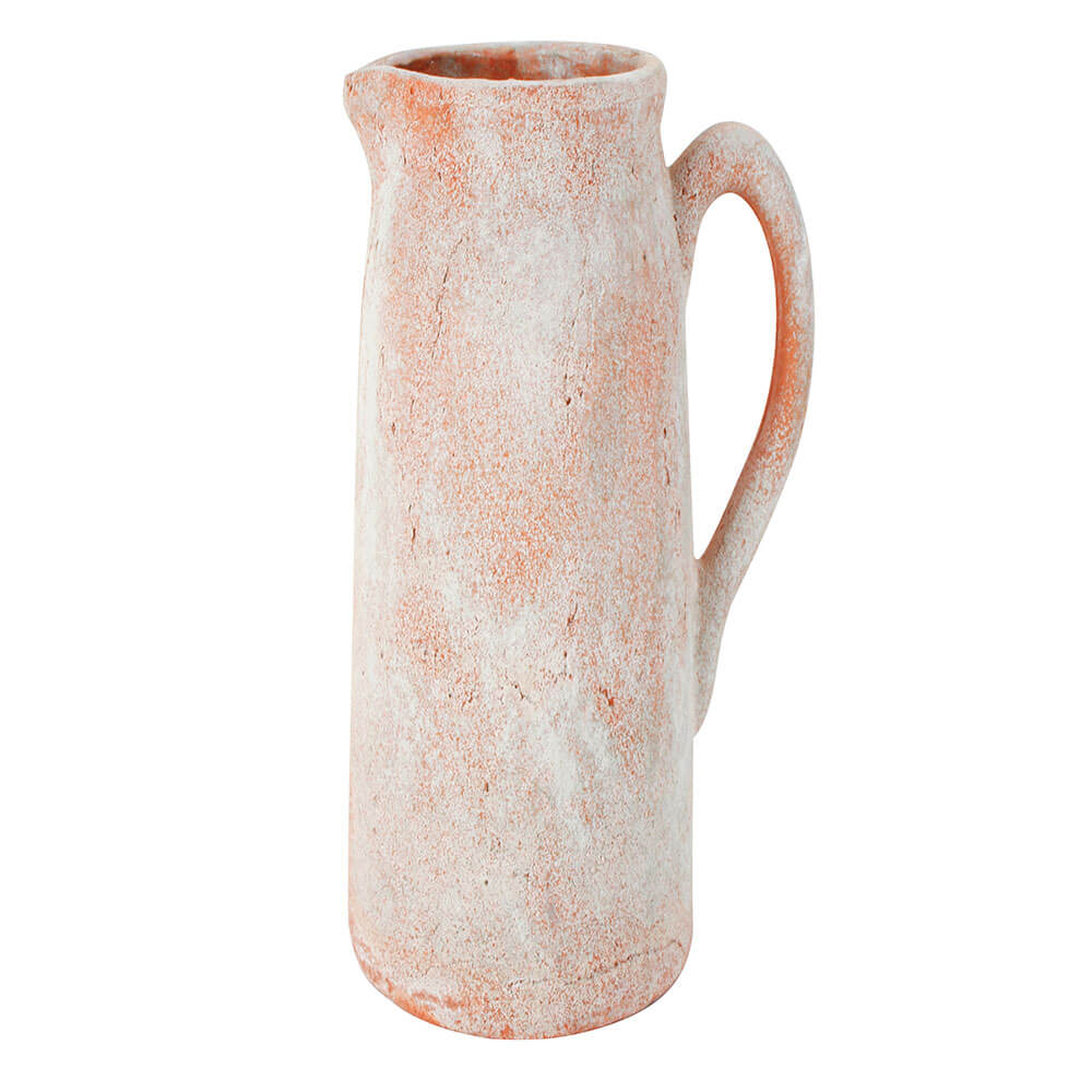 Vaso jug da piatto di terracotta noor