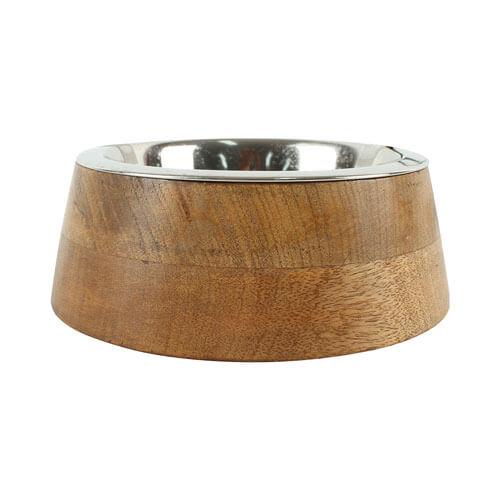 Harmony Mango Wood Pet Bowl