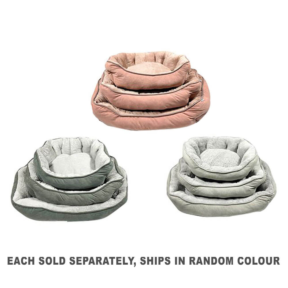 Buddy Luxe Suede Dog Bed (Sæt på 3)