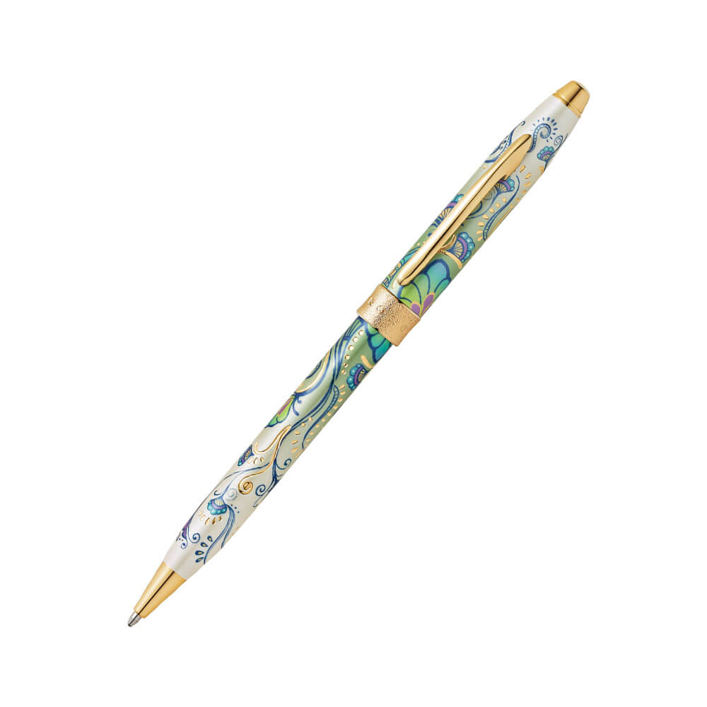 Botanica Green Daylily 23ct Gold Plated Pen