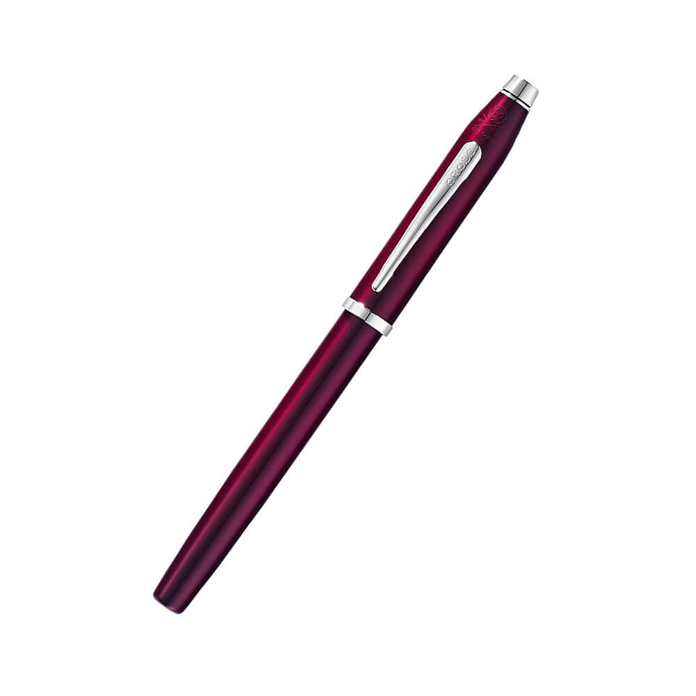 Century II gennemsigtig blomme m/ rhodium pen