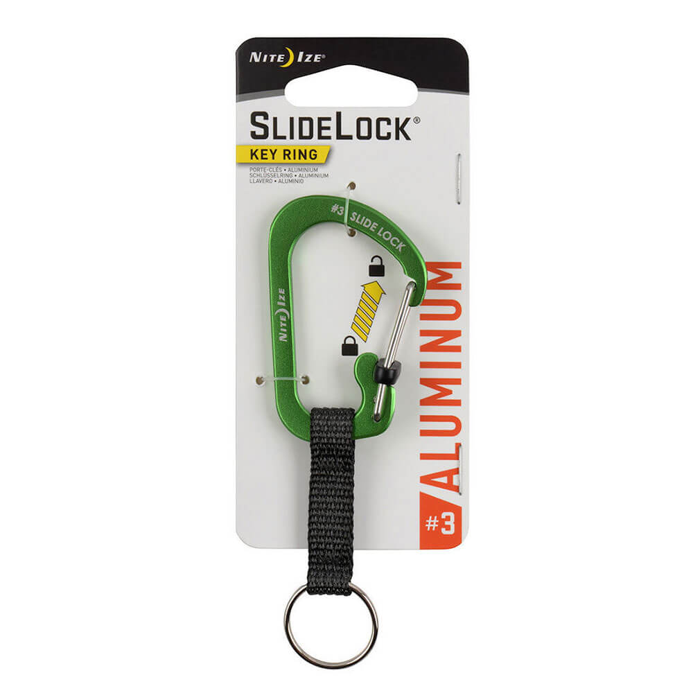 Slidelock Keyring Aluminium