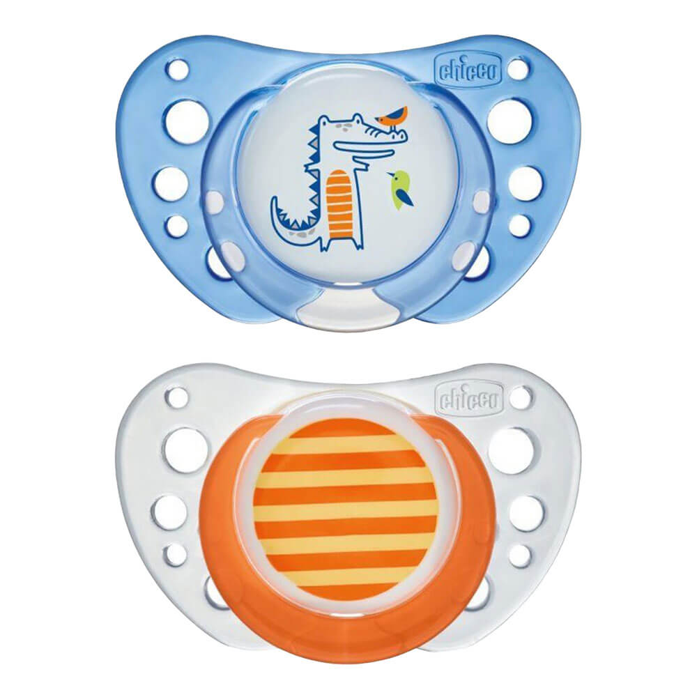 Chicco Latex Physio Air Rubber Pacifier 2pc (dreng)