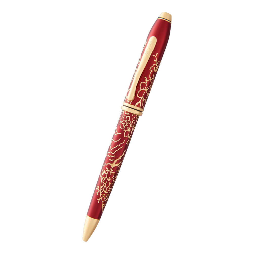 Townsend Plum Laquer 23CT Zodiac Ballpoint Pen