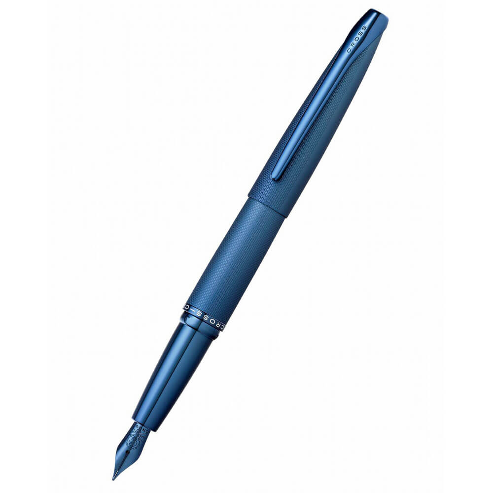 Kruis ATX Sandblast Fountain Pen (donkerblauw)