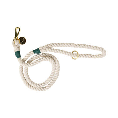 Field & Wander Braided Rope Leash w/ Gold Carabiner