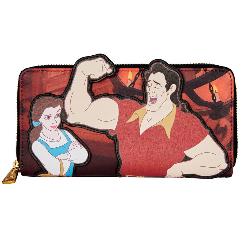 Beauty and the Beast Gaston Zip Purse