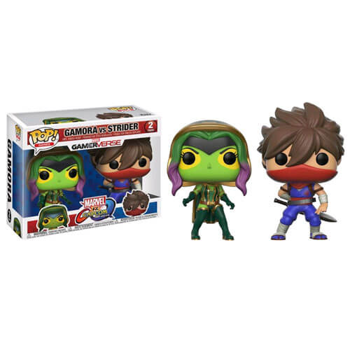 Marvel vs Capcom Infinite Gamora vs Strider Pop! Vinyl 2 Pk