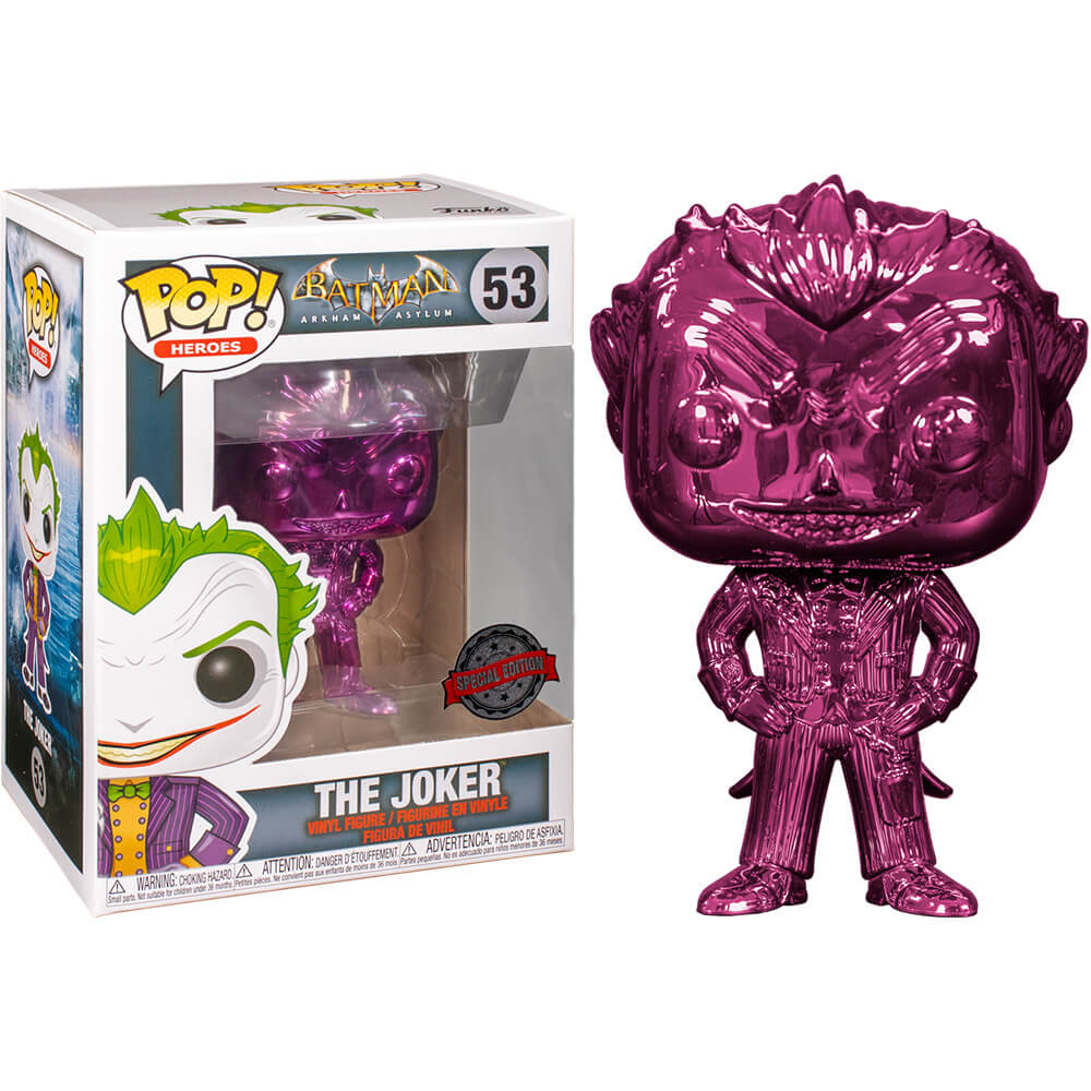 Batman Arkham Asylum ¡Joker Chrome US Excl Pop!