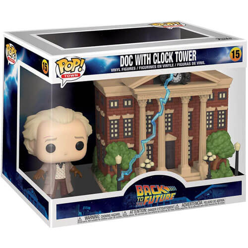 Back to the Future Doc with Clock Tower Pop! Town