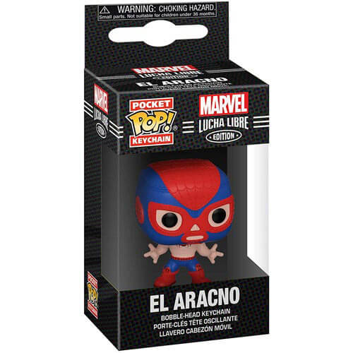 Luchadore Spider-Man Pocket Pop! Keychain