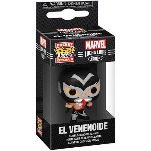 Spider-Man Luchadore Venom Pocket Pop! Keychain