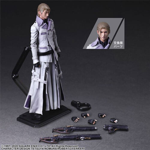 Final Fantasy VII Rufus Shinra Play Arts Action Figure