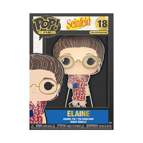 Seinfeld Elaine 4" Pop! Enamel Pin