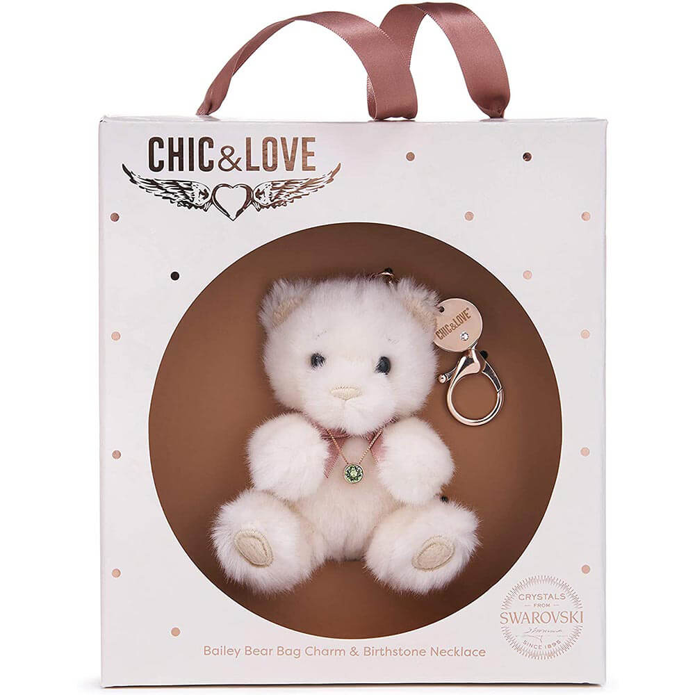 Chic & Love Bailey Bear Bag Charm et Collier