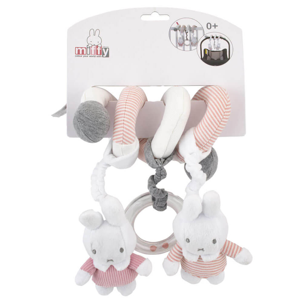 Jouet en peluche en spirale miffy