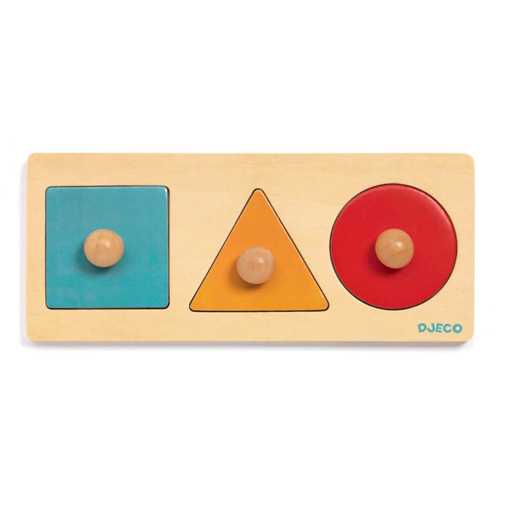 Djeco fame le puzzle de bouton en bois