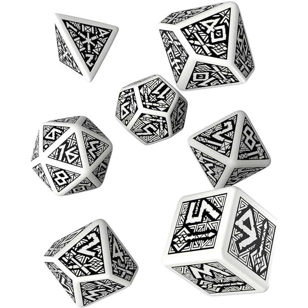 Q Workshop Dwarven Dice Set av 7