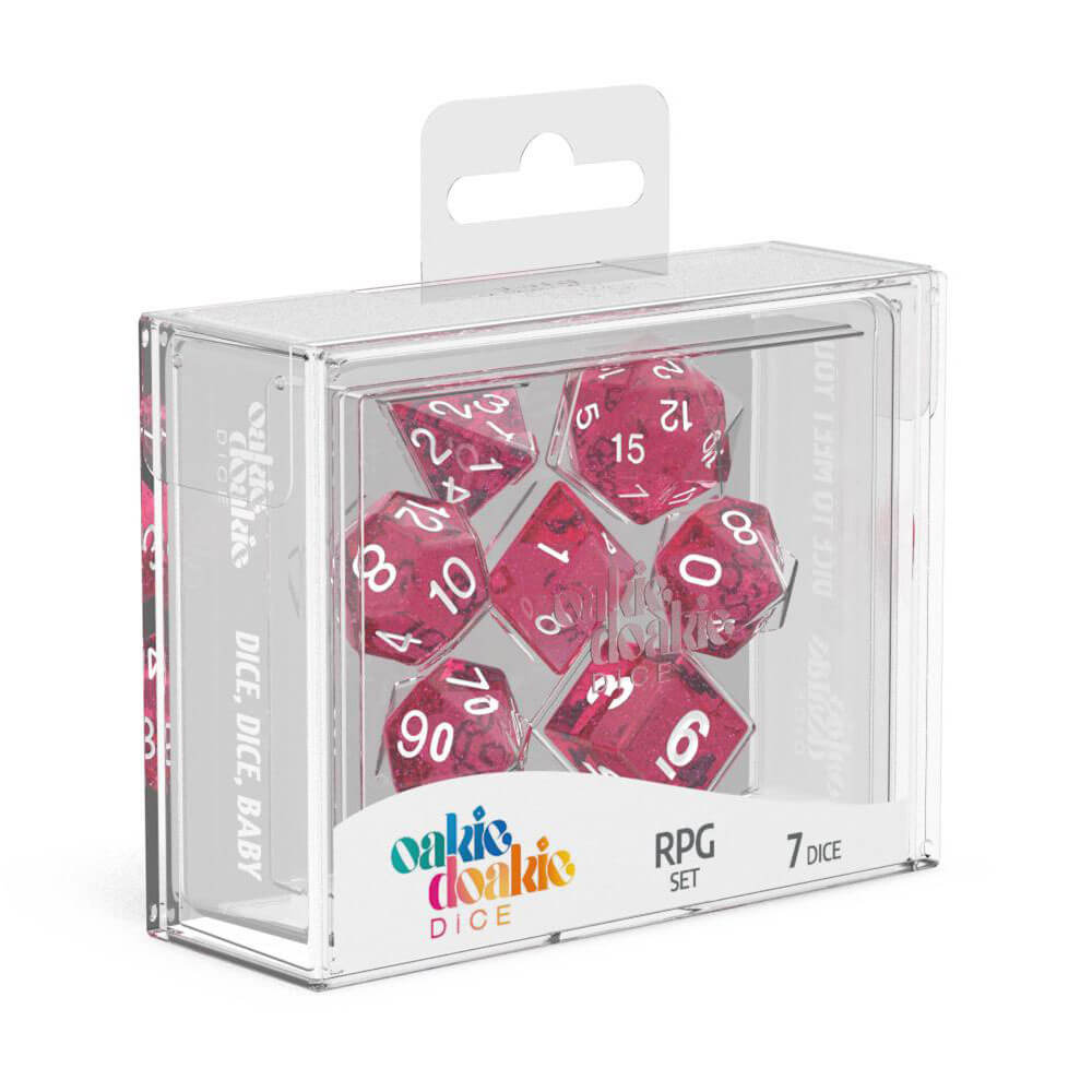 Oakie Doakie RPG Set Speckled Dice 7sts