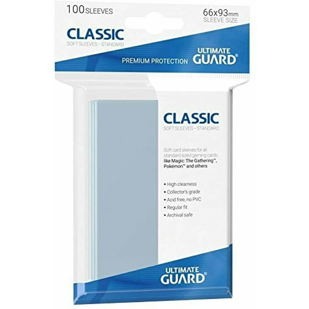 UG Classic Mangas suaves Transparente 100pcs