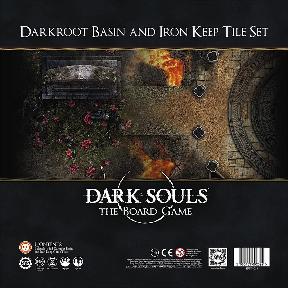 Dark Souls Board Game Darkroot Basin and Iron Keep Tile Set