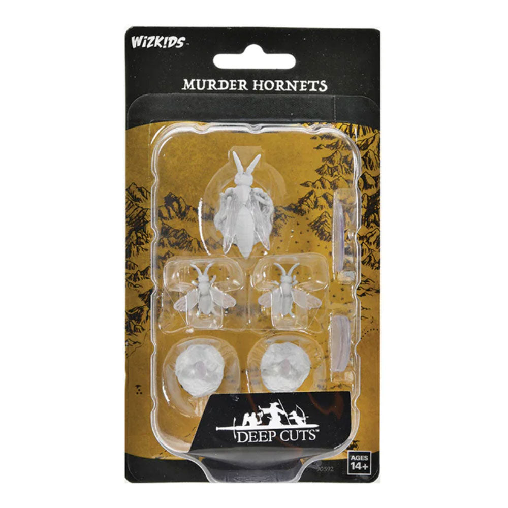 Wizkids Deep Cuts Unpainted Murder Hornets Miniature Set