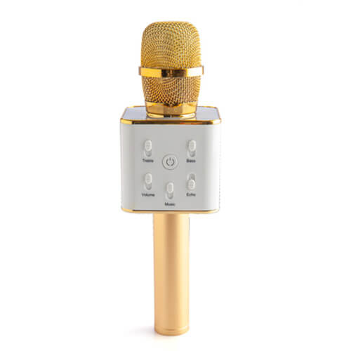 Gold Wireless Karaoke Microphone