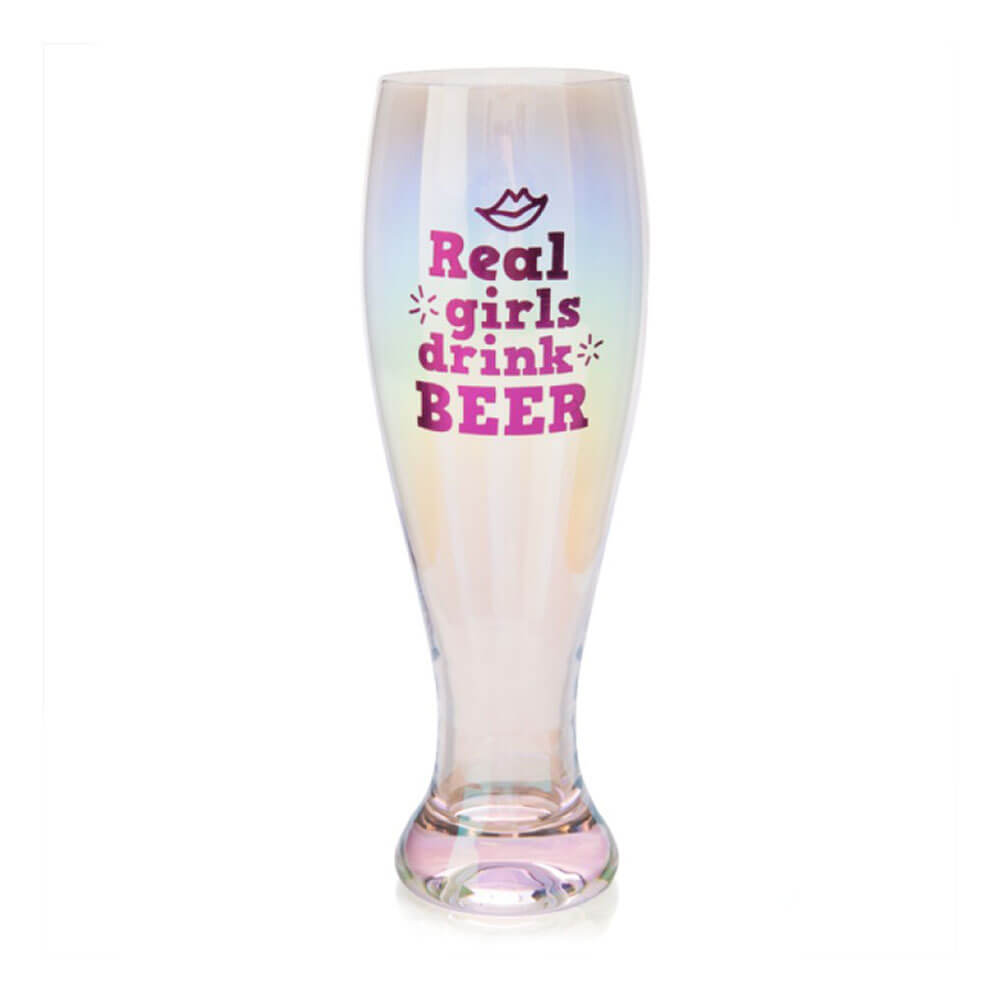 Real Girls Drink Beer Tallulah Aurora Pilsner Glass