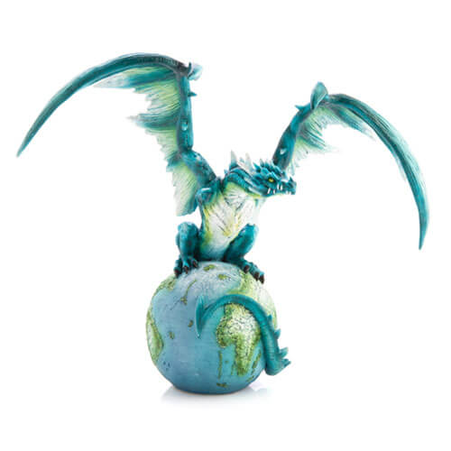 Earth Dragon and Globe Figurine