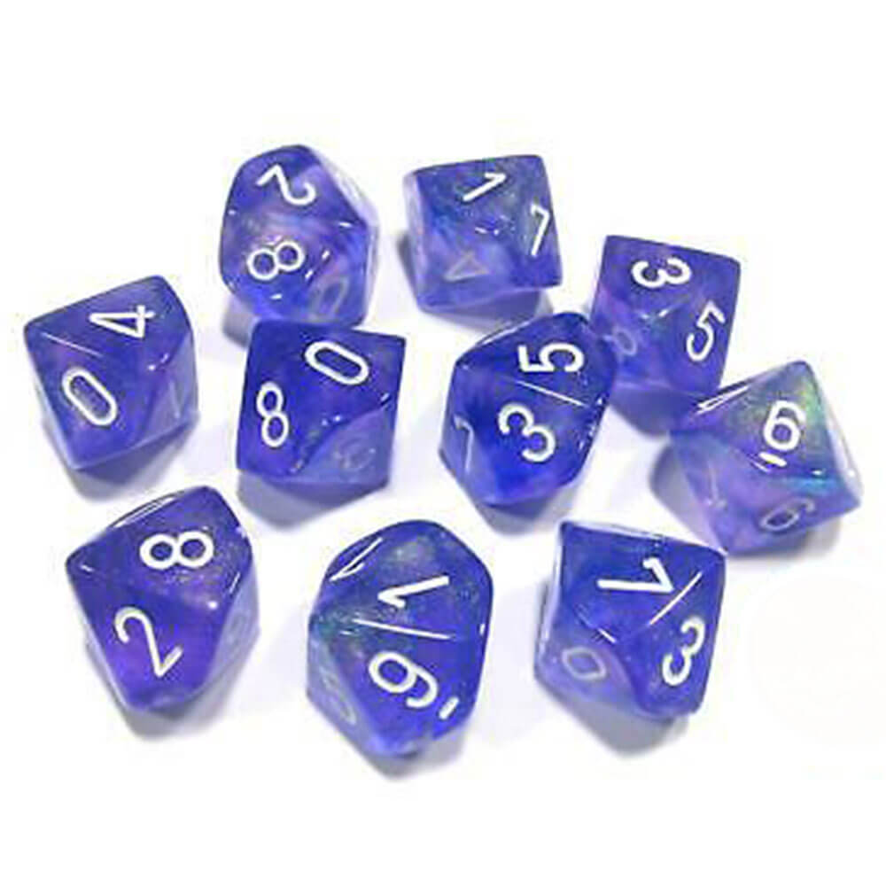 Conjunto de Borealis de 10 mortos de Chessex D10