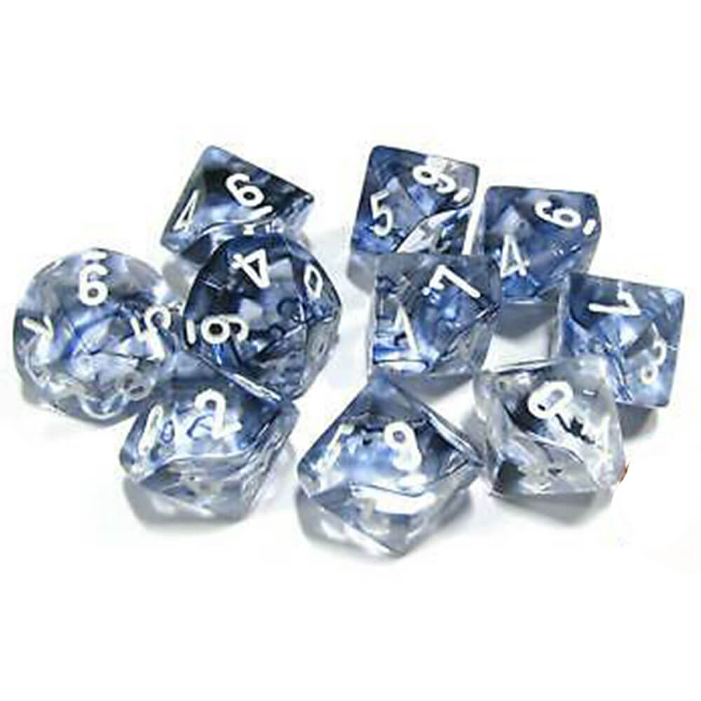 Chessex D10 Polyhedral 10-Die Mgławica