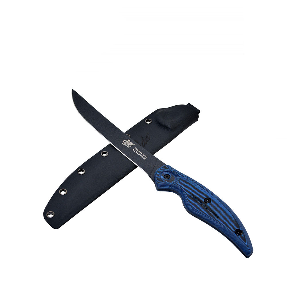 CUDA Professional Semiflex Wide Fillet Knife w/ bainha